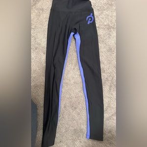 Blue peloton leggings